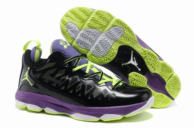 Jordan CP3 VI Black Purple White Basketball Shoes - Click Image to Close