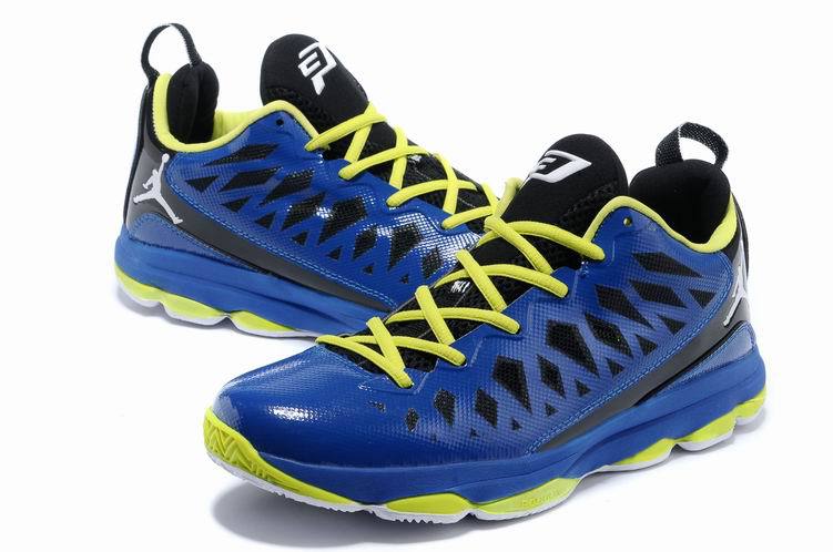 Jordan CP3 VI Blue Yellow Basketball Shoes