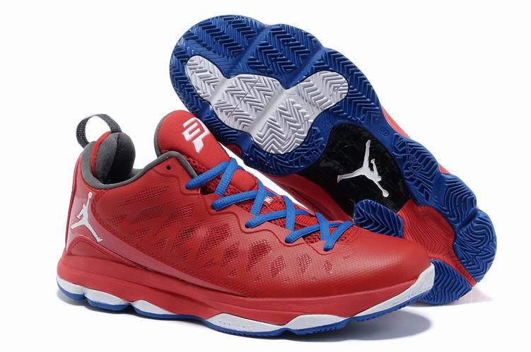 Jordan CP3 VI Red Blue White Basketball Shoes - Click Image to Close