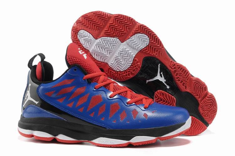 Jordan CP3 VI Silver Blue Red Black White Basketball Shoes