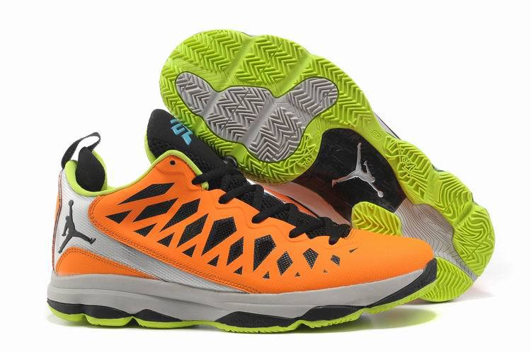 Jordan CP3 VI Silver Orange Black Grey Basketball Shoes