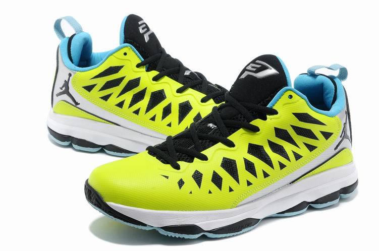 Jordan CP3 VI Yellow Black White Basketball Shoes