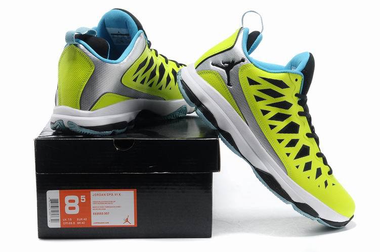 Jordan CP3 VI Yellow Black White Basketball Shoes