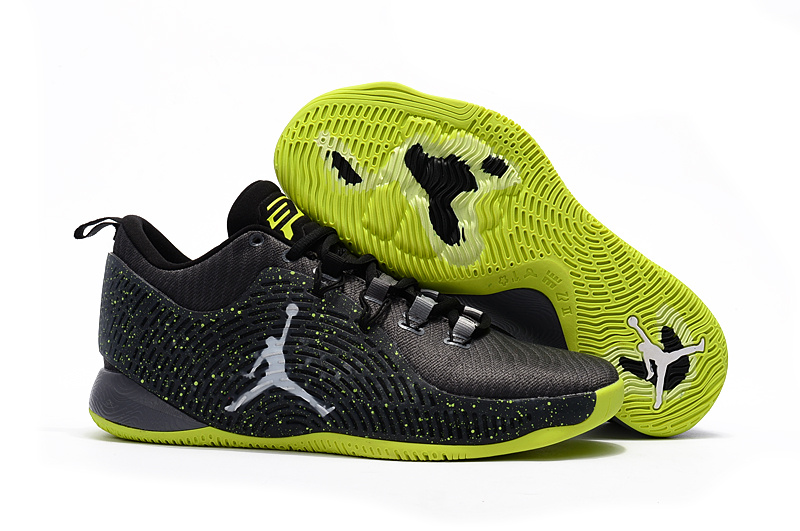 Jordan CP3 XI Black Green Shoes - Click Image to Close