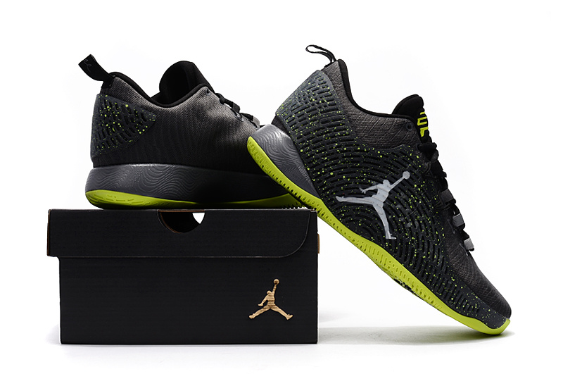 Jordan CP3 XI Black Green Shoes - Click Image to Close