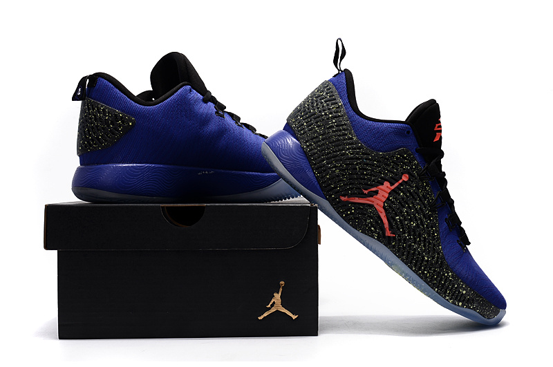 Jordan CP3 XI Blue Black Shoes - Click Image to Close