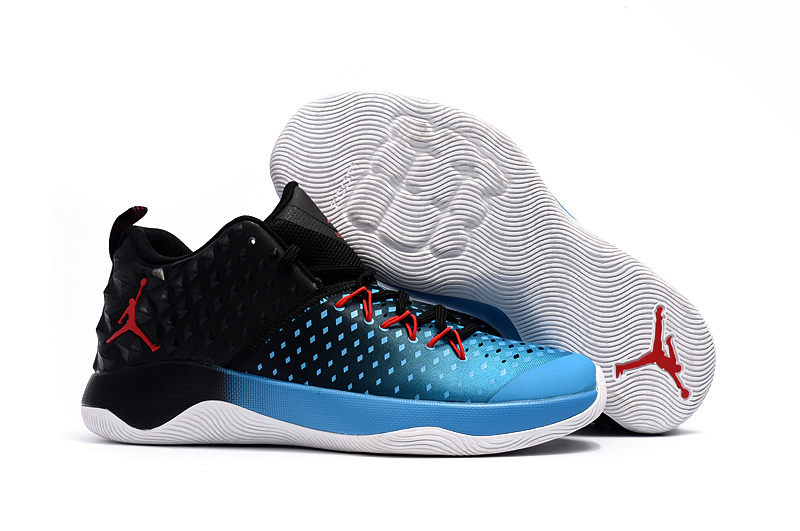 Jordan Extra.Fly Blue Black Red Shoes - Click Image to Close