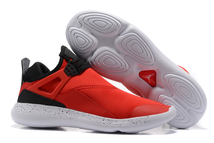 Jordan Fly 89 AJ4 Red Black Running Shoes - Click Image to Close