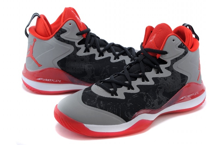 Jordan Griffin 3 Black Grey Red Shoes - Click Image to Close