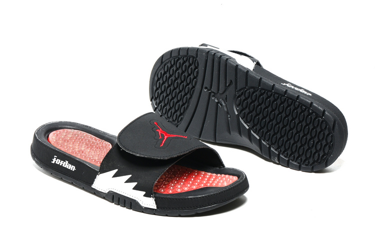 Jordan Hydro 5 Sandal Black Red White Fire