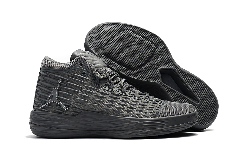 Jordan Melo 13 All Grey Shoes - Click Image to Close