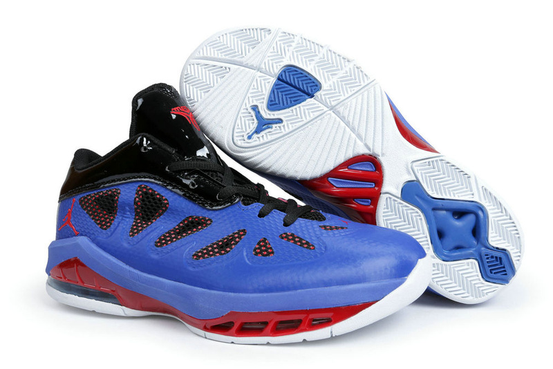 Latest Jordan Melo 8 Blue Red White Shoes - Click Image to Close