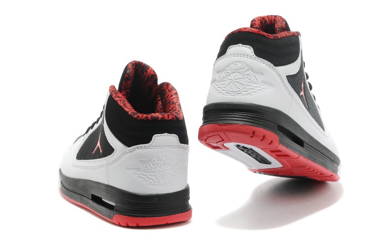 2013 Jordan Post Game Black White Red Shoes - Click Image to Close