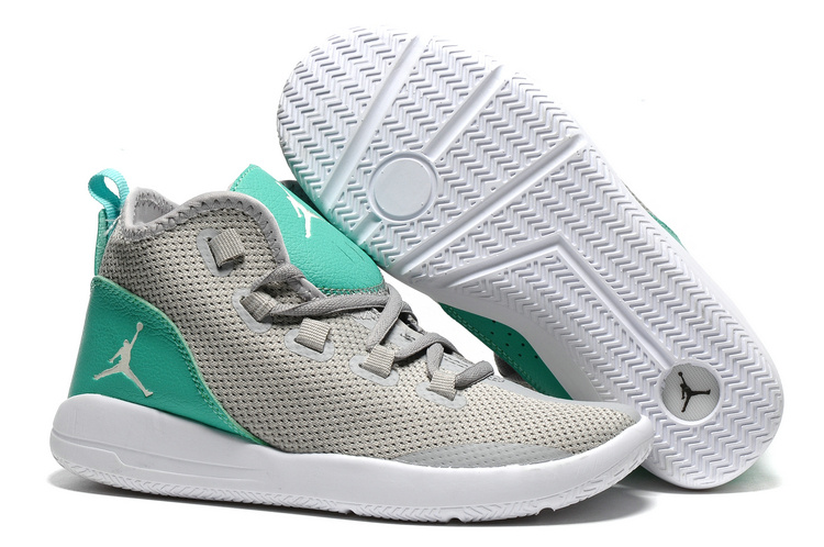 Jordan Reveal GS Grey Jade White Shoes - Click Image to Close