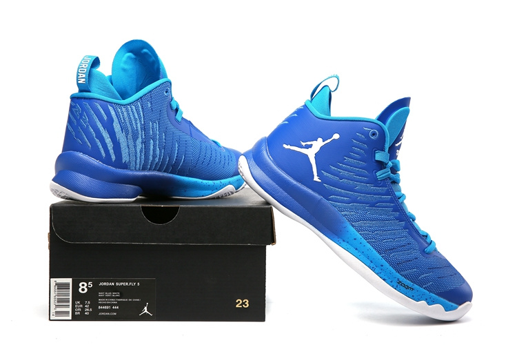 Jordan Super Fly X Blue White Shoes