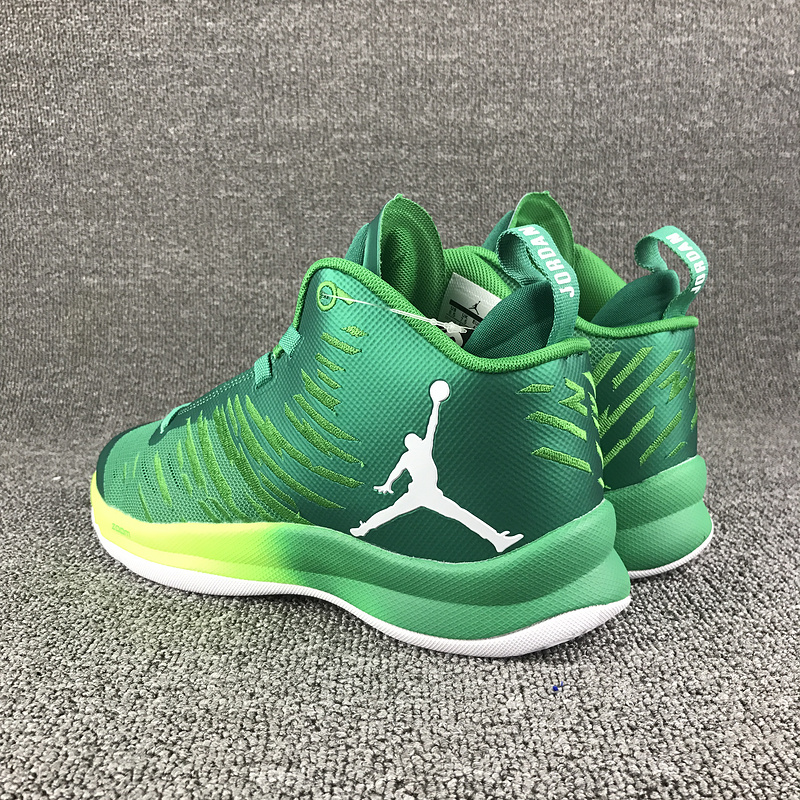 Jordan Super Fyl V Green White Shoes