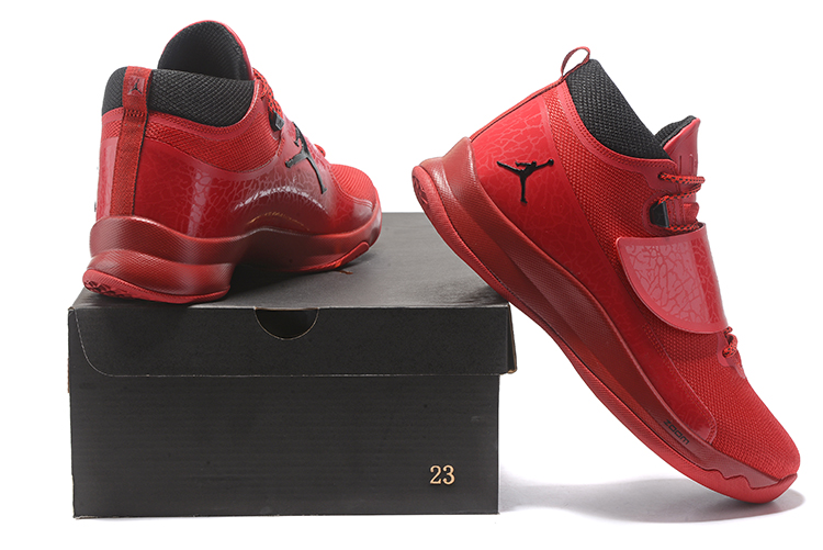 Jordan Super.Fly 5 Red Black Shoes - Click Image to Close