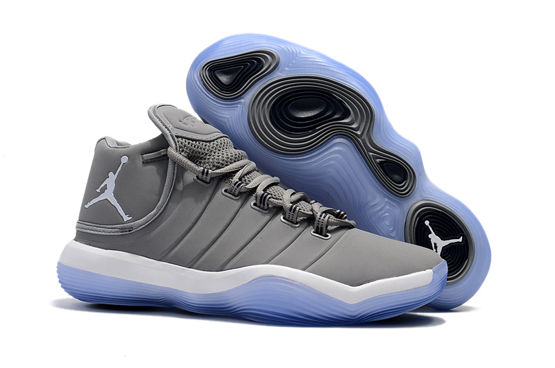 Jordan Super.Fly 6 Grey White Blue Shoes - Click Image to Close