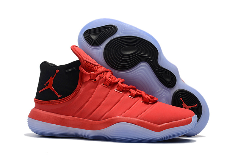 Jordan Super.Fly 6 Red Black Shoes - Click Image to Close