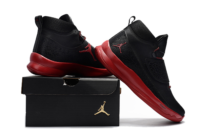 Jordan SuperFly V Black Red Shoes