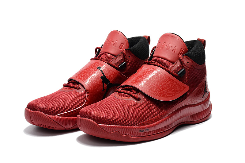 Jordan SuperFly V Red Black Shoes - Click Image to Close