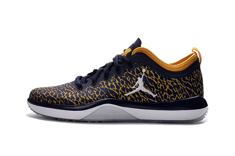 Jordan Trainer 1 Low Yellow Blue Black Shoes - Click Image to Close