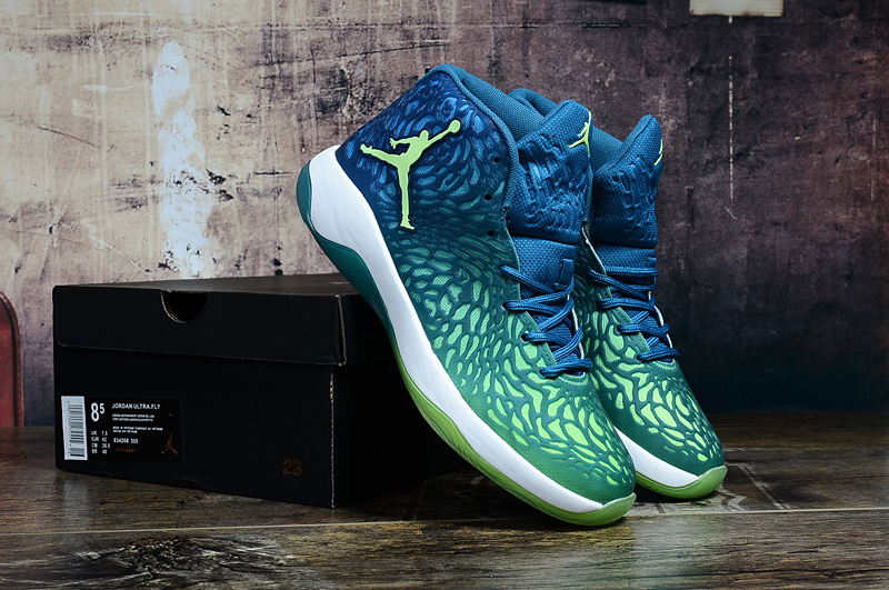 Jordan Ultra Fly Blue Green White Shoes