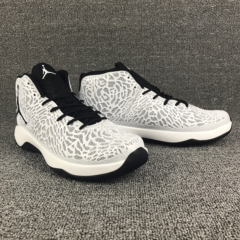 Jordan Ultra Fly White Black Shoes - Click Image to Close