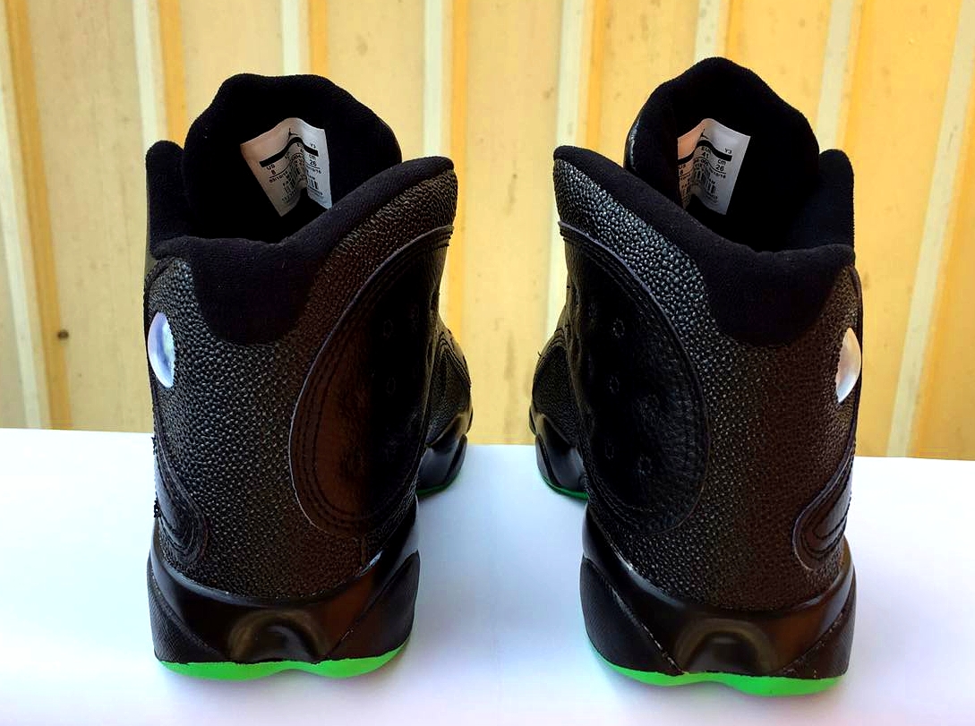 New 2017 Air Jordan 13 Retro Black Green Shoes - Click Image to Close