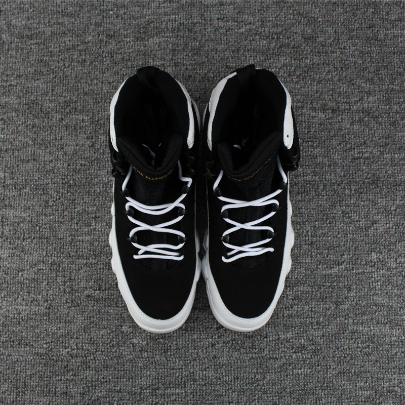 New 2017 Air Jordan 9 Black White Shoes - Click Image to Close