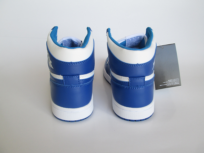 New Air Jordan 1 Active Blue White lover Shoes