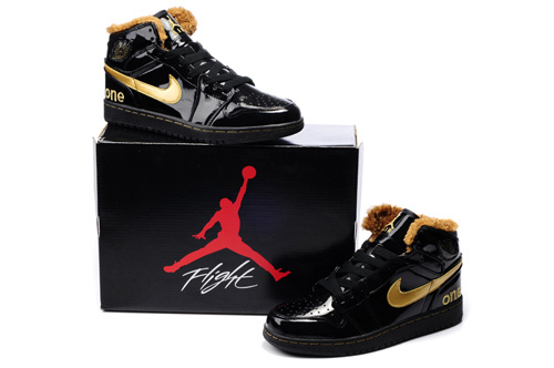 Air Jordan Retro 1 Black Gold