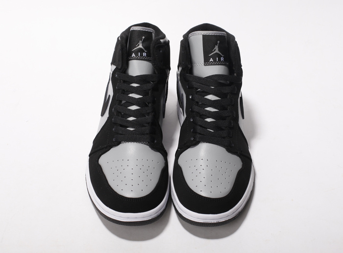 Air Jordan Retro 1 Black Grey - Click Image to Close