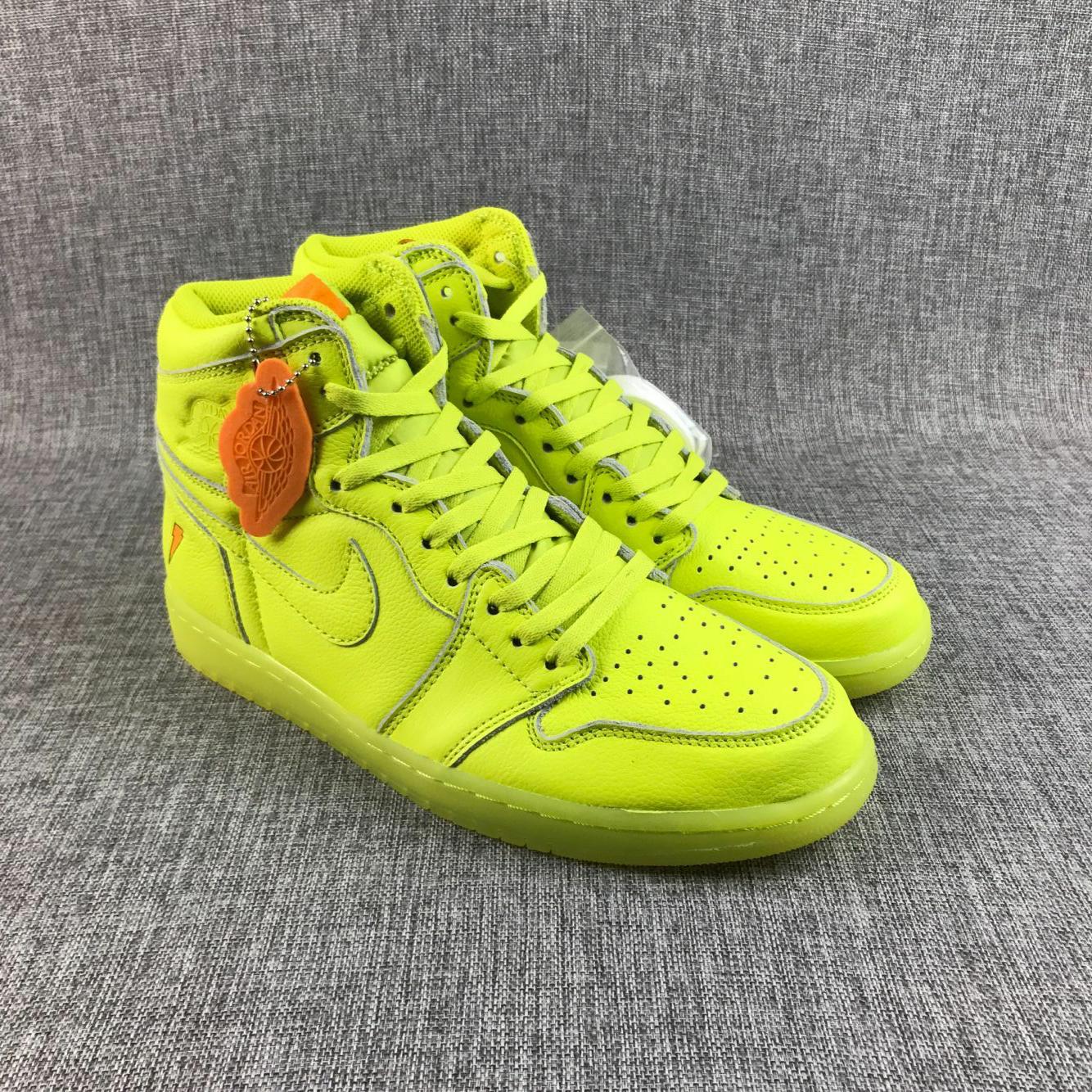 New Air Jordan 1 Gatorade Fluorscent Green Shoes