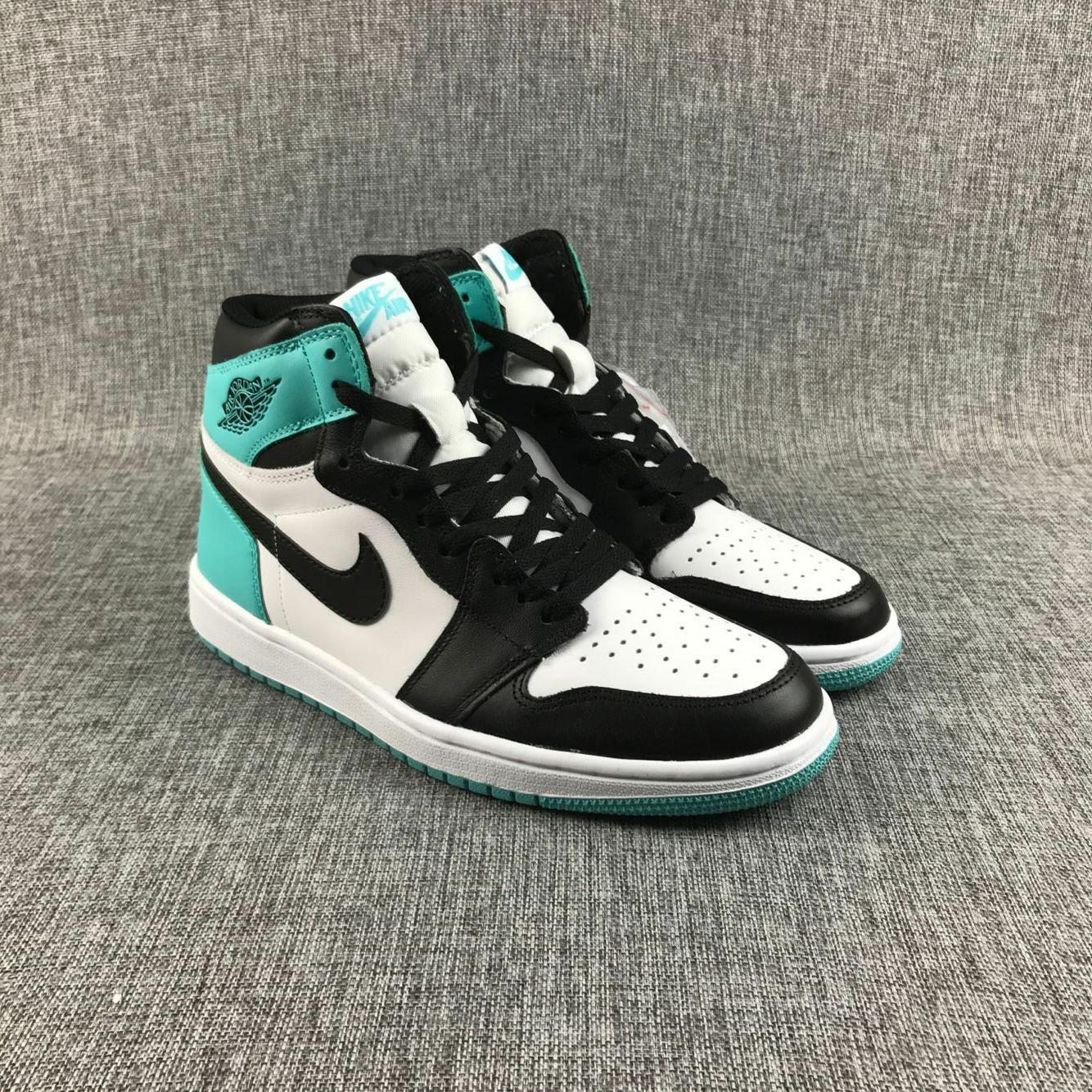 New Air Jordan 1 Gint Green Black White