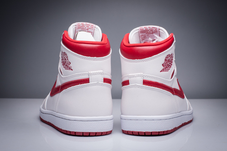 New Air Jordan 1 Retro White Red Shoes