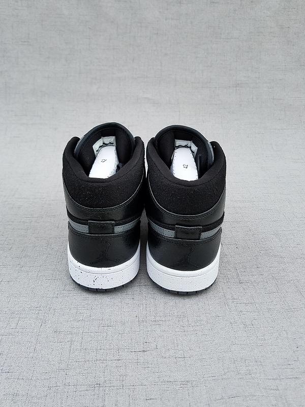 New Air Jordan 1 Retro Wool Black Grey Shoes