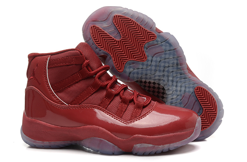 New Air Jordan 11 Retro All Red For Women