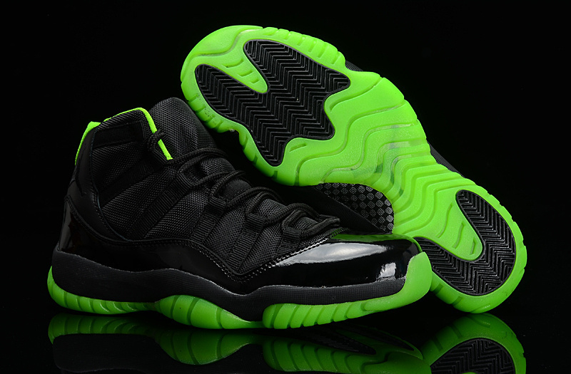 New Air Jordan 11 Days Of Flight Black Green