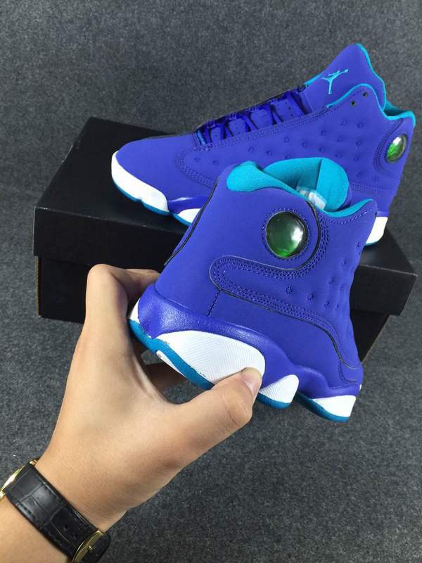 New Air Jordan 13 CP3 Purple Blue Shoes - Click Image to Close