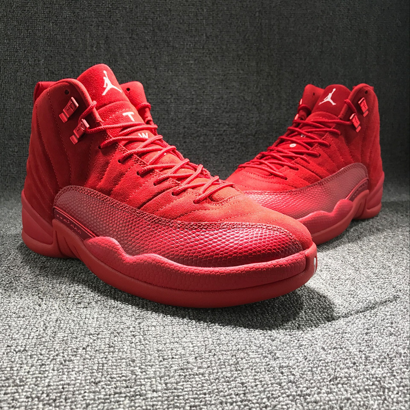 New Air Jordan 12 Christmas Red Shoes - Click Image to Close