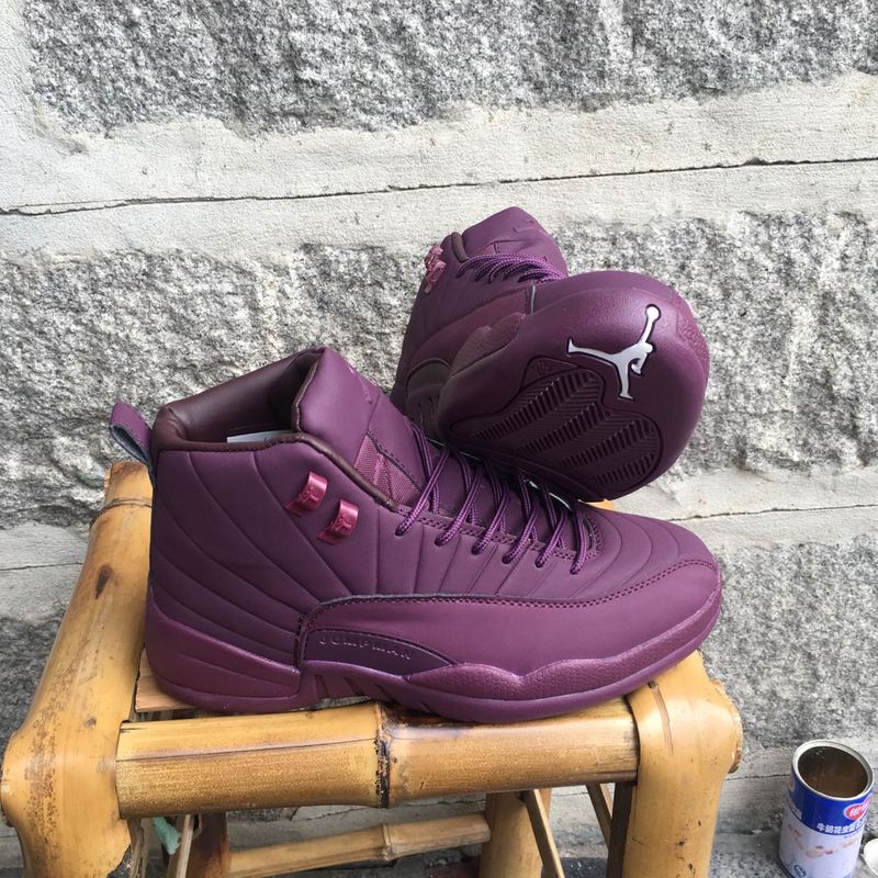 New Air Jordan 12 High Purple Shoes - Click Image to Close