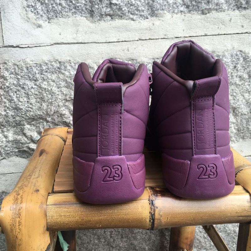 New Air Jordan 12 High Purple Shoes - Click Image to Close