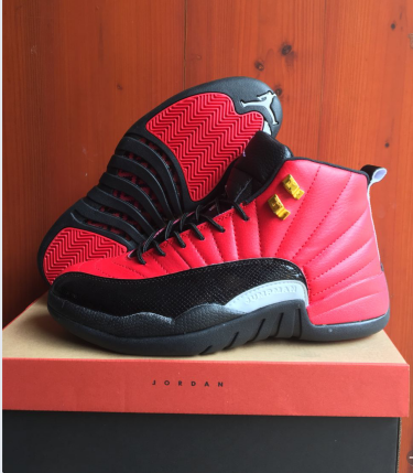 jordan 12 black white red