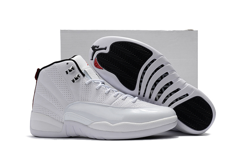 all white jordan 12 retro