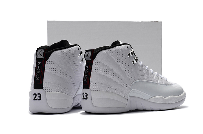 New Air Jordan 12 Sunrise White Shoes