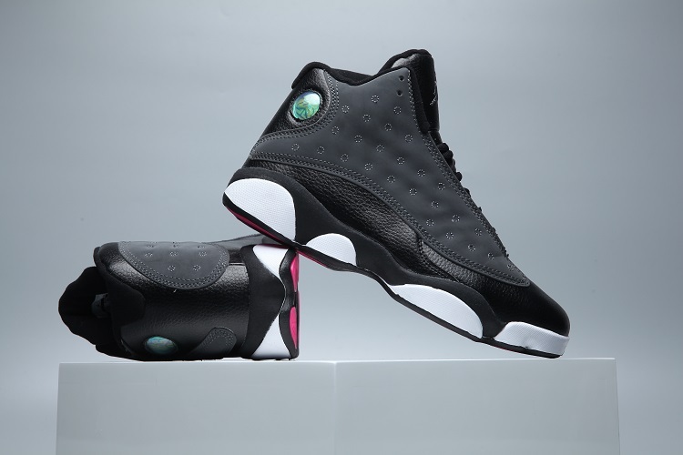 New Air Jordan 13 3M Black Peach Red Lover Shoes