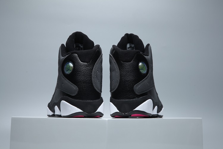 New Air Jordan 13 3M Black Peach Red Lover Shoes - Click Image to Close