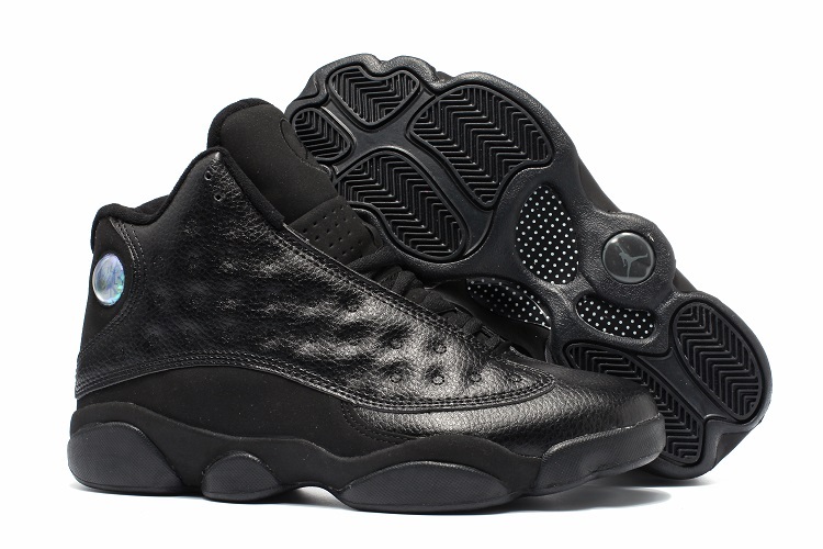 New Air Jordan 13 All Star All Black Shoes