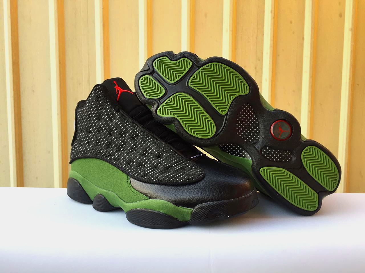 New Air Jordan 13 Black Olive Shoes - Click Image to Close